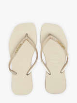 Teenslippers Havaianas Beige accessoires 4150248F