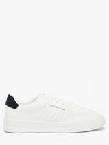 Sneakers Uit Leder Tommy hilfiger Wit men 5823YBS