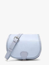 Cross Body Tas Lavande Leder Paul marius Blauw lavande BOHEMLAV