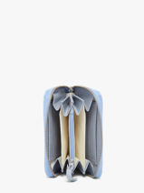 Portefeuille Alice Lavande Leder Paul marius Blauw lavande ALICELAV-vue-porte