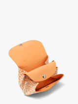 Portemonnee Gustave Orangeade Leder Paul marius Oranje orangeade GUSTAORA-vue-porte