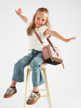 Lunchtas Cameleon Bruin vintage fantasy BL24-vue-porte