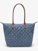 Schoudertas Popette Tommy hilfiger Blauw popette AW18613