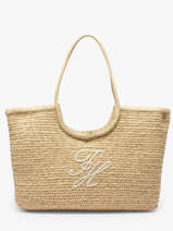 Schoudertas Th Elevated Summer Polyurethaan Tommy hilfiger Beige th elevated summer AW18536