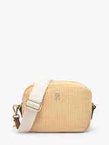 Cross Body Tas Popette Polyurethaan Tommy hilfiger Beige popette AW18525