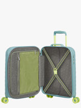 Uitbreidbare Handbagage American tourister Blauw neovibe 159930-vue-porte