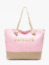 Schoudertas Plage Gerard pasquier Roze plage P26095