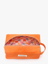 Toiletzak Tournelles Xl Gerecycleerd Katoen Rivedroite Oranje timeless TOURXTIM-vue-porte