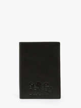 Portefeuille Leder Serge blanco Zwart baltimore BAL21013