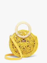 Cross Body Tas Mediterranee Papier Les tropeziennes Geel mediterranee TZ03