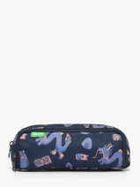 Pennenzak 3 Compartimenten Tann's Blauw les fantaisies g 10155