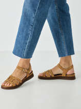 Sandalen Uit Leder Tamaris Bruin women 46