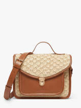 Cross Body Tas Raphia Paul marius Beige raphia GEORGRAP