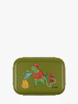 Lunchbox Met Clips Trixie Groen animals 66