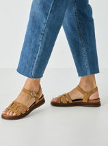 Sandalen Uit Leder Tamaris Beige women 46-vue-porte