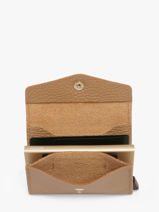 Kaarthouder Pebble Envelope Leder Secrid Bruin pebble EPE-vue-porte
