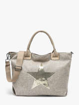 Handtas Star Ines de laure Grijs star 1685161
