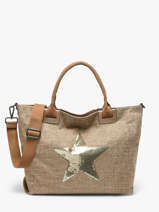 Handtas Star Ines de laure Bruin star 1685161
