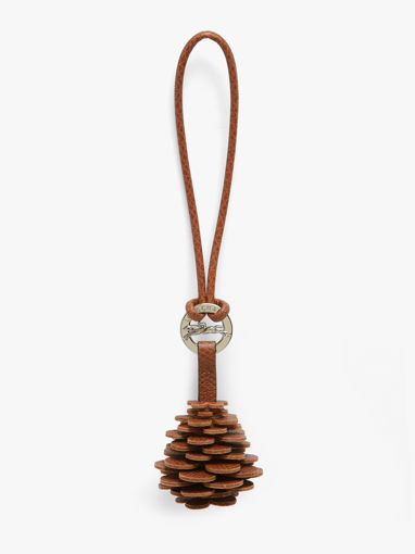 Longchamp Porte-cl�s pomme de pin Sleutelhanger Bruin