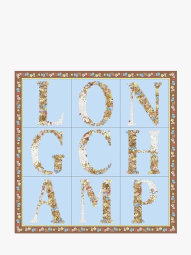 Longchamp Soie gots Sjaal Geel
