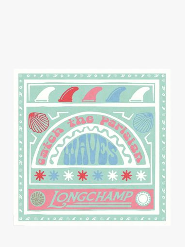 Longchamp Soie gots Sjaal Veelkleurig