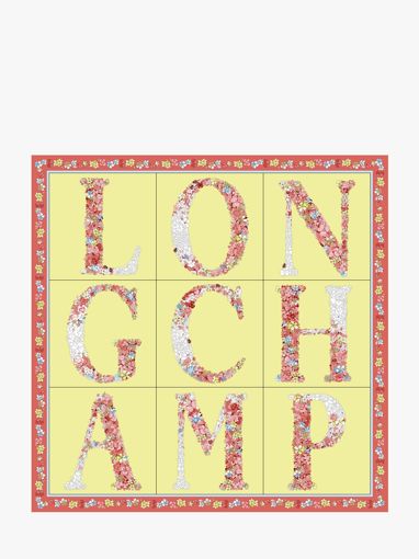 Longchamp Soie gots Sjaal Geel