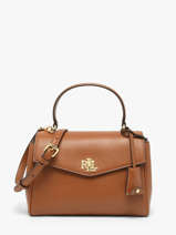 Cross Body Tas Farrah Leder Lauren ralph lauren Bruin farrah 31P15611