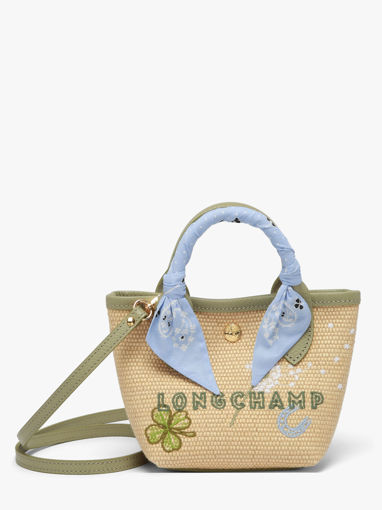 Longchamp Le panier pliage envol Handtas Groen