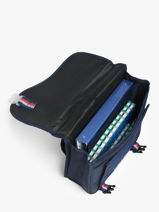 Boekentas 2 Compartimenten Federat. france football Blauw fff 25BX203C-vue-porte