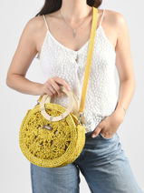 Cross Body Tas Mediterranee Papier Les tropeziennes Geel mediterranee TZ03-vue-porte
