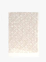 Sjaal Tommy hilfiger Beige monogram AW18687