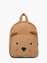 Mini Rugzak Kidzroom Rood beary excited 638