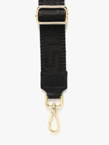 Schouderriem Caviar Milano Zwart caviar CA25SSOB-vue-porte