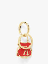 Sleutelhanger Lancel Rood 150 ans A14214