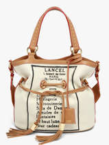 Handtas 150 Ans Lancel Beige 150 ans A14103
