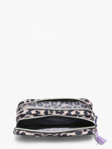 Pennenzak 2 Compartimenten Milky kiss Beige leopard luxe 1363-vue-porte
