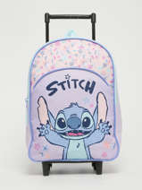 Rugzak Op Wieltjes 1 Compartiment Lilo & stitch Violet spring smiles 2105