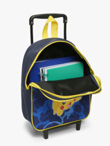 Rugzak Op Wieltjes 1 Compartiment Pokemon Blauw pokemon & friends 26KK204F-vue-porte