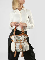 Handtas 150 Ans Lancel Beige 150 ans A14103-vue-porte