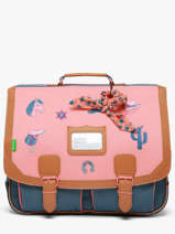 Boekentas 2 Compartimenten Tann's Roze les fantaisies f 41146