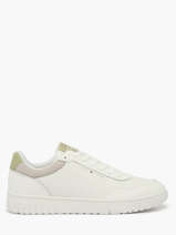 Sneakers Uit Leder Tommy hilfiger Wit men 5868YBL