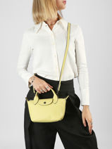 Longchamp Le pliage xtra Cross bodytas Geel-vue-porte