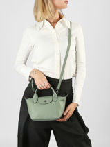 Longchamp Le pliage xtra Cross bodytas Groen-vue-porte