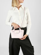 Longchamp Epure Cross bodytas Roze-vue-porte