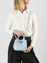 Longchamp Le roseau Cross bodytas Blauw-vue-porte