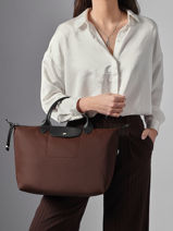 Longchamp Le pliage energy Handtas Bruin-vue-porte