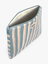 Laptophoes Met 13" Laptopvak Hindbag Blauw rayures RA-vue-porte