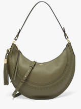 Schoudertas Hoboheme Leder Lancel Groen hoboheme A14217