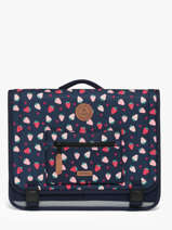 Boekentas 2 Compartimenten Cabaia Blauw school M