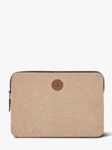 Laptophoes Met 14" Laptopvak Cabaia Beige accessoire SLEEVE14